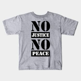 I Can't Breathe,African American,No Justice No Peace, Black Lives Matter, Civil Rights, Black History, Protest Fist Kids T-Shirt